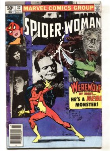 SPIDER-WOMAN #32-comic book Werewolf By Night VG/FN 