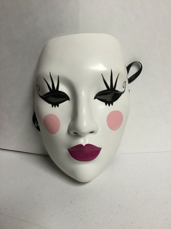 hand painted ceramic mask