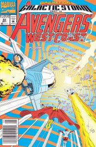 Avengers West Coast #82 (Newsstand) FN ; Marvel | Operation Galactic Storm 16