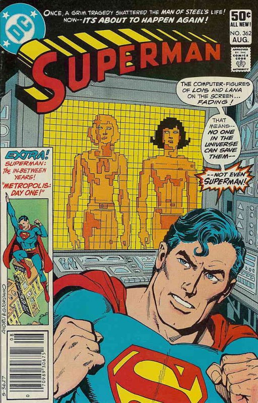 Superman (1st Series) #362 (Newsstand) VG ; DC | low grade comic