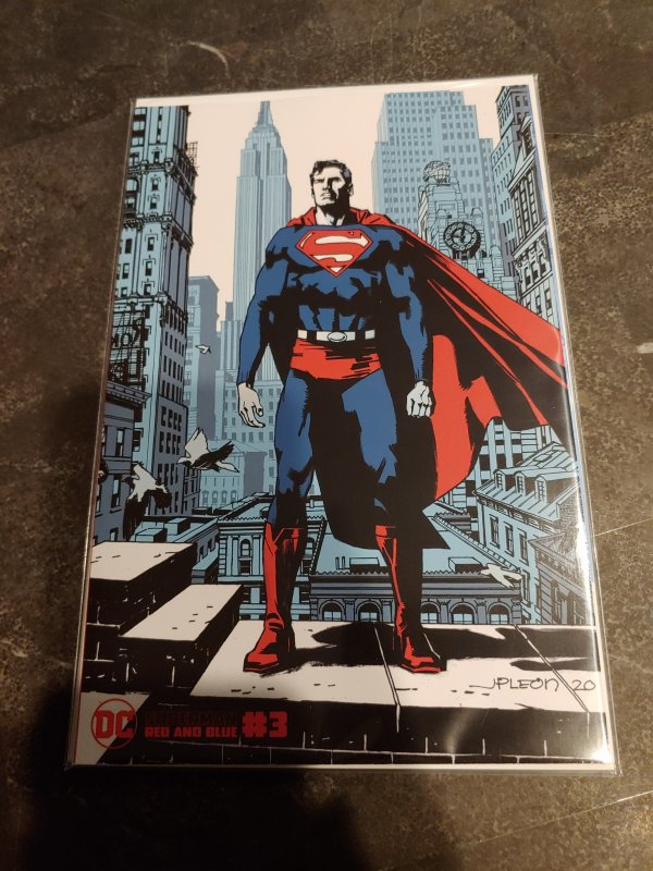 Superman Red and Blue #3 John Paul Leon Variant (DC, 2021) NM