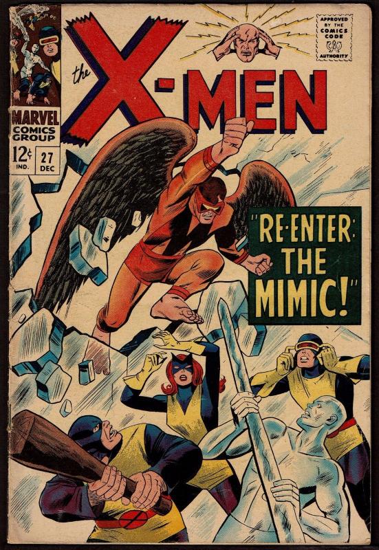 The X-Men #27 (Dec 1966, Marvel) VG