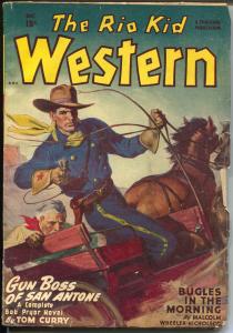 Rio Kid Western 12/1947-DC Comics founder-western pulp thrills-FN