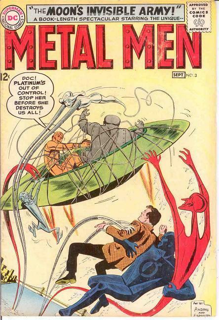 METAL MEN 3 VG   September 1963 COMICS BOOK 