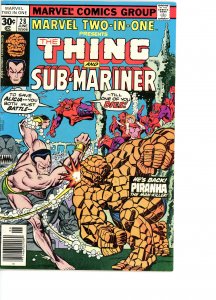 Marvel Two-In-One 28 VG/F  Namor the Sub-Mariner!