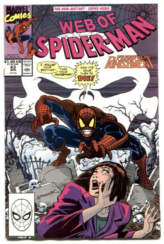 Web Of Spider-man #63 1990-Marvel Comics- VF/NM
