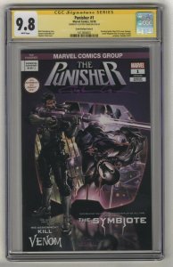 Punisher #1 - CGC 9.8 - Signature Series - 2018 - Clayton Crain Variant!