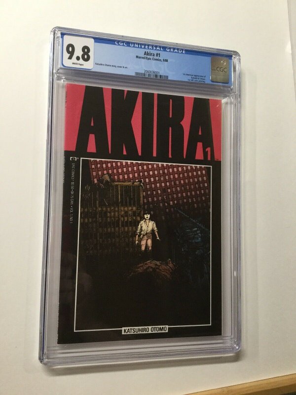 Akira 1 Cgc 9.8 Marvel/epic Publishing 1st Appearance Of Kaneda Tetsuo