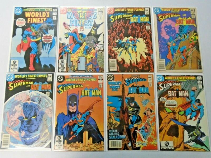 World's Finest Superman Batman lot #283-318 31 diff 6.0 FN (1982)