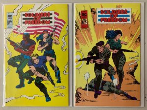 Soldiers of Freedom AC Comics set #1-2 2 diff 7.0 (1987)