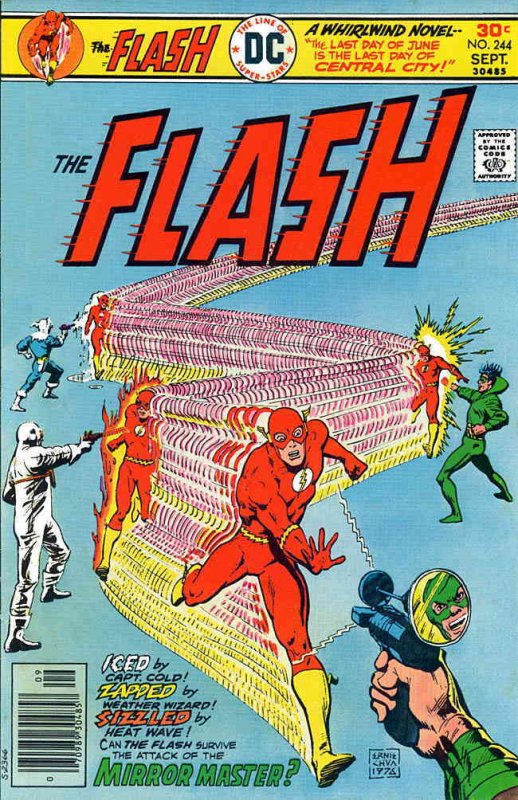 Flash, The (1st Series) #244 FN ; DC | September 1976 Mirror Master