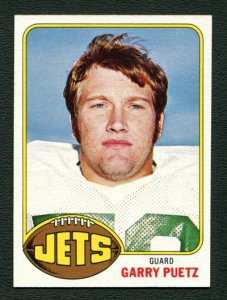 1976 Topps Garry Puetz #356  MINT  New York Jets