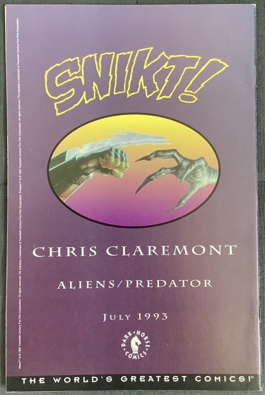 Aliens: Colonial Marines #4 (1993, Dark Horse) NM+