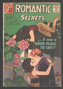 Romantic Secrets #45 1963-Charlton-love triangle-G/VG