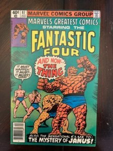 Marvel's Greatest Comics #87 (1980) - VF/NM