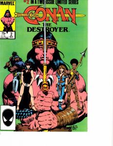 Lot Of 2 Marvel Comic Book Conan The Destroyer 32 and Eternals #1 KS11