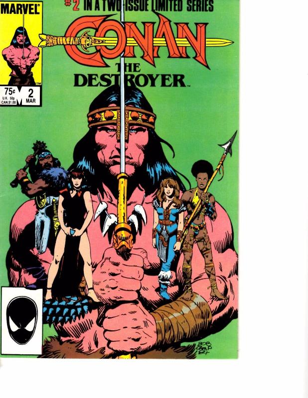 Lot Of 2 Marvel Comic Book Conan The Destroyer 32 and Eternals #1 KS11