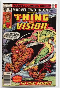 Marvel Two-in-One #39 (1978) The Vision