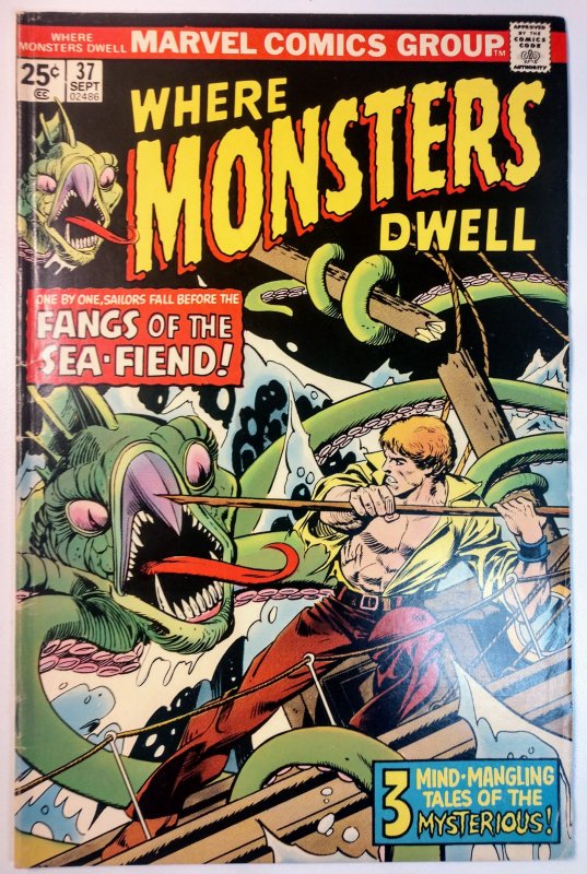 Where Monsters Dwell #37 (6.0, 1975)