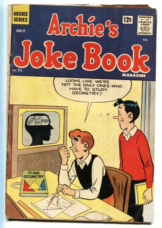 Archie's Joke Book #71 1963-Betty and Veronica- Jughead- G