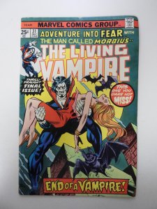 Adventure into Fear #31 (1975) VG condition MVS intact subscription crease