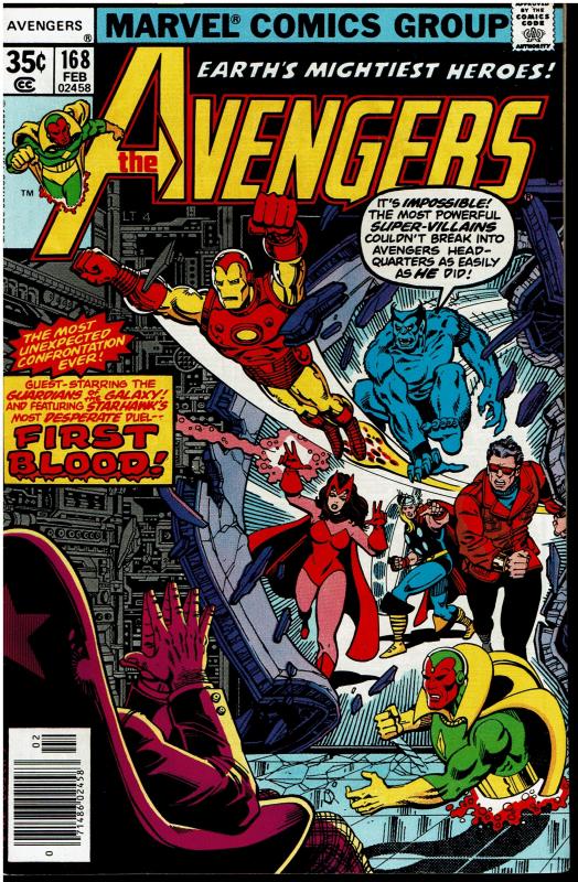 Avengers #168, 8.0 or Better