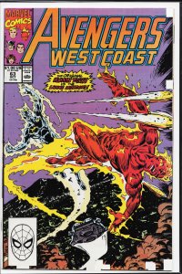 Avengers West Coast #63 (1990) West Coast Avengers / Avengers West Coast [Key...