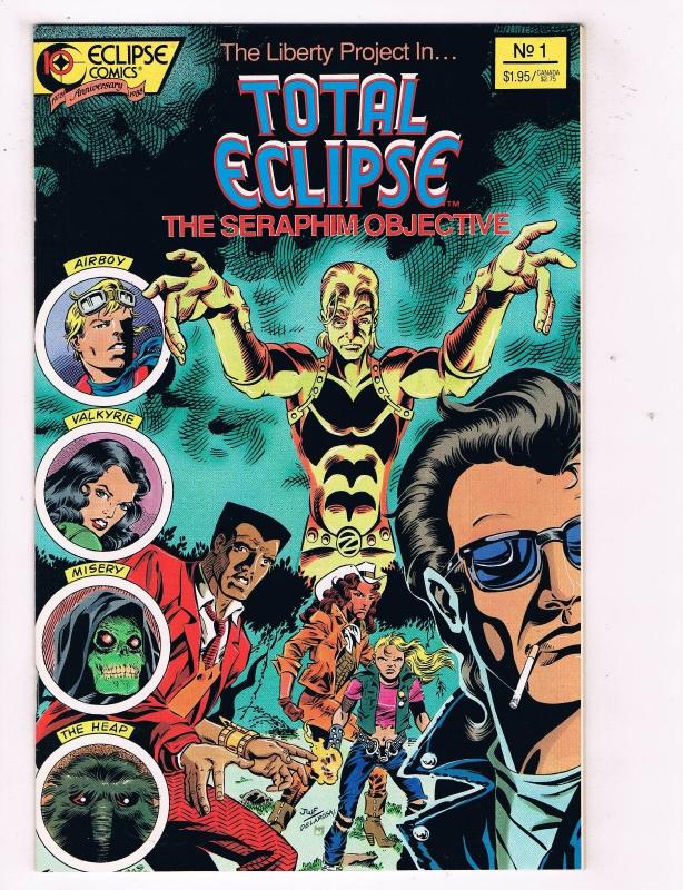 Total Eclipse: The Seraphim Objective #1 FN Eclipse Comics Comic Book DE40 AD14