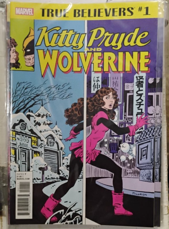 TRUE BELIEVERS KITTY PRIDE & WOLVERINE # 1   2018  marvel