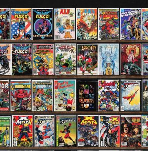 Huge Lot 140+ Comics with American Flagg!, X-Men, Thor & More!