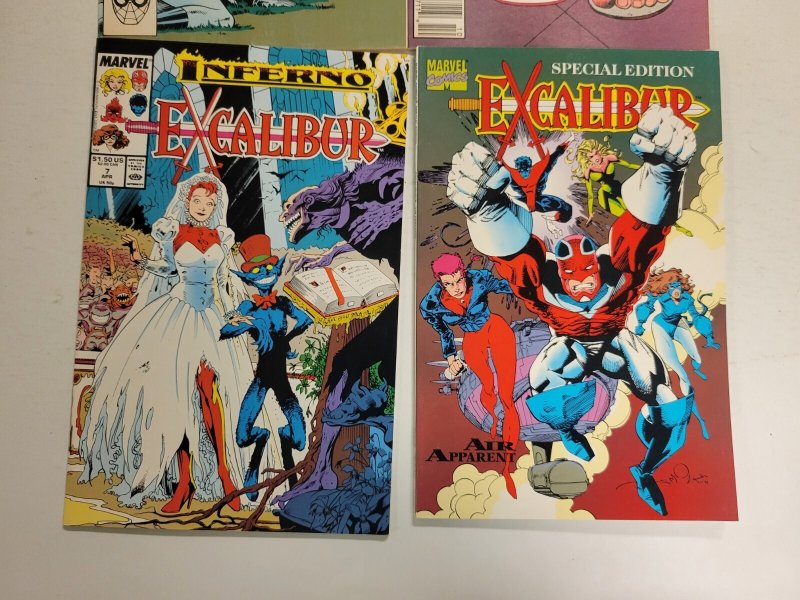 4 Excalibur Marvel Comic Books #7 12 13 2001 Special Edition 54 TJ19