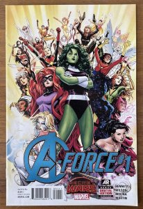 A-Force #1 Marvel Comics 2015 1st App Singularity/Team She Hulk Secret Wars MCU