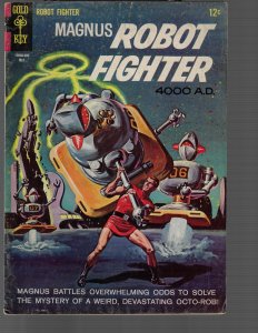 Magnus Robot Fighter #10 (Gold Key, 1965) FN-