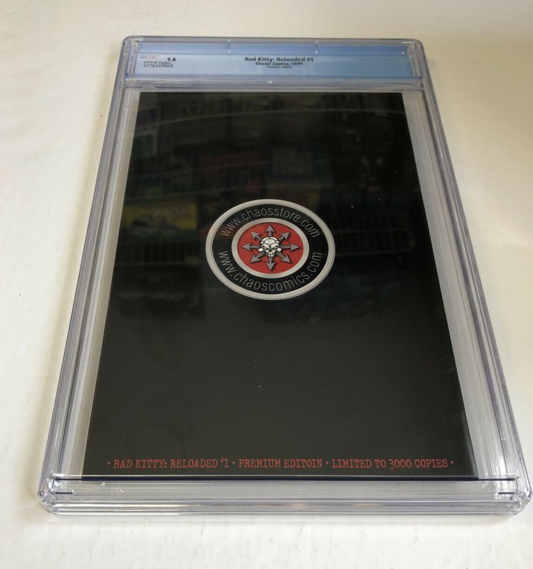 Bad Kitty: Reloaded (2001) # 1 (CGC 9.8 WP) Premium Cover