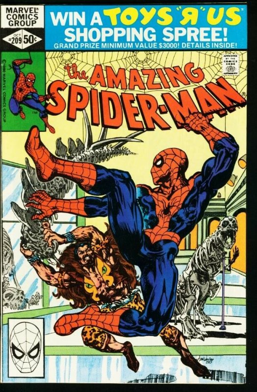 AMAZING SPIDER-MAN #209-1980-MARVEL-fine FN