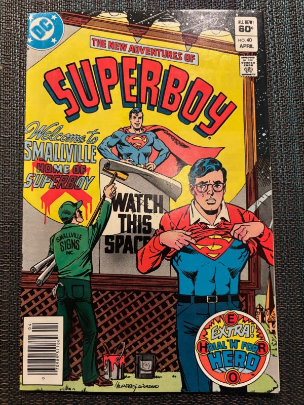 The New Adventures of Superboy #40 Newsstand Edition (1983)