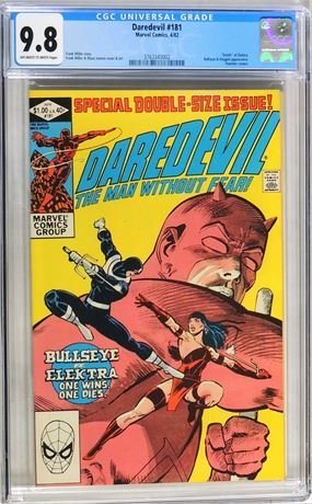 Daredevil #181 (CGC Graded 9.8 Death of Elektra