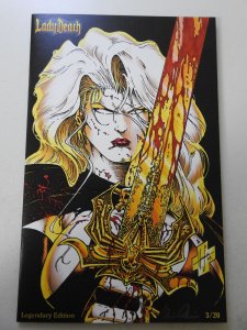 Lady Death #1 Legendary Edition NM Condition! Signed W/ COA!