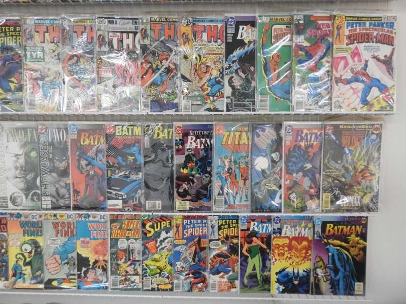 Huge Lot of 180+ Comics W/ Thor, Batman, Spider-Man! Avg. FN Condition!