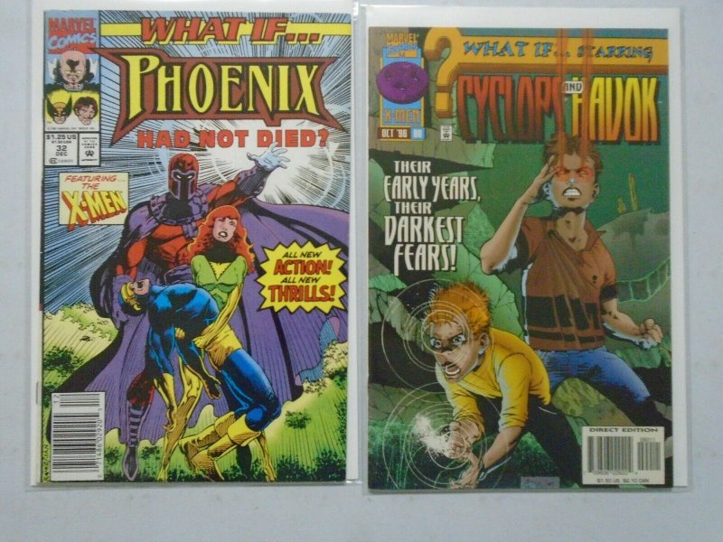 What If? lot 26 different X-Men issues avg 8.0 VF