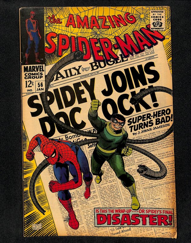 Amazing Spider-Man #56 VG 4.0 Doc Ock!