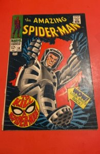 The Amazing Spider-Man #58 (1968)spider killer, bottom small spine split