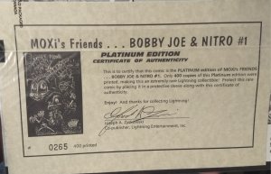 Moxi's Friends Bobby Joe and Nitro #1 LTD 400 Platinum Edition poly with...