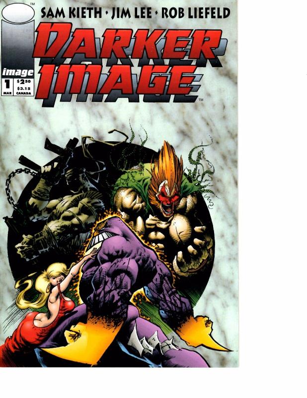 Lot Of 2 Image Comic Book Youngblood #1 and Darker Image #1 AH12