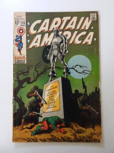 Captain America #113 (1969) VG condition see description