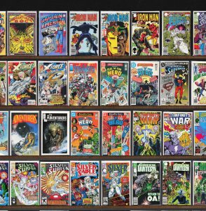 Huge Lot 140+ Comics with Adventures Of Superman, Silver Surfer & More!