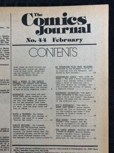 1978 COMICS JOURNAL Magazine #44 VG/FN 5.0 Keith Pollard Cover / Marv Wolfman