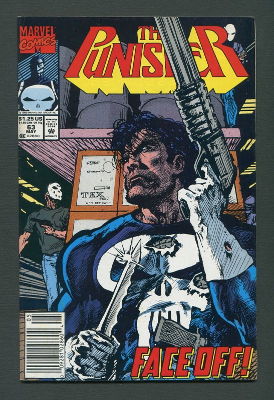 Punisher #63 / 7.5 VFN-  Newsstand  May 1992