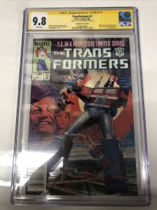 Transformers (1984) # 1 (CGC 9.8 SS) Signed & Sketch Sienkiewicz • CPV • 1st App