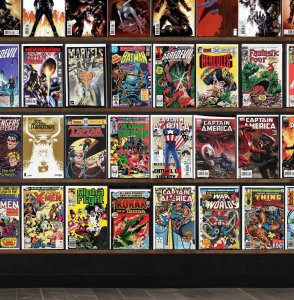 Huge Lot 150+ Comics with Captain America, Fantastic Four & More!